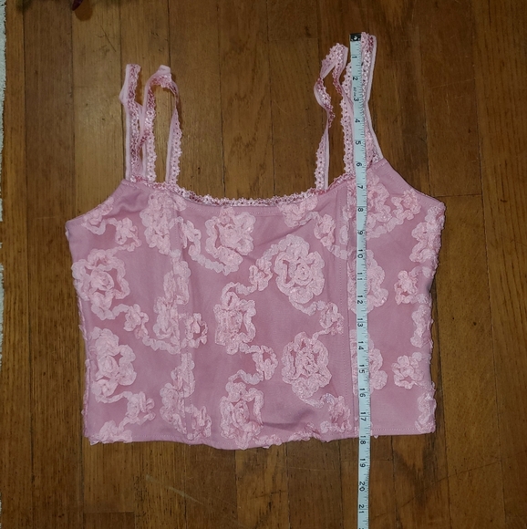 Pretty Little Thing Pink Lace Corset - Picture 10 of 11